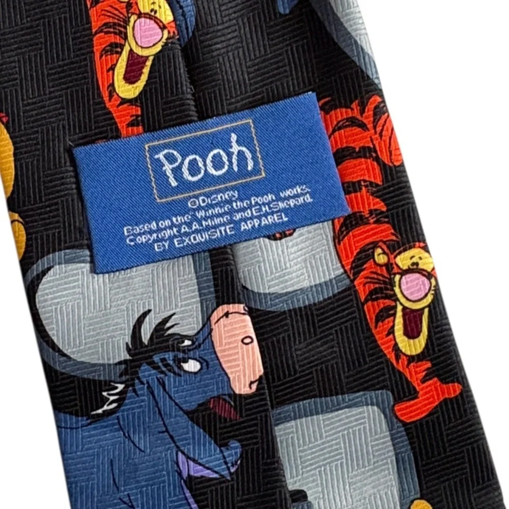 EUC Lot of 5 Character Ties Pooh Mickey Scooby Woody Tigger